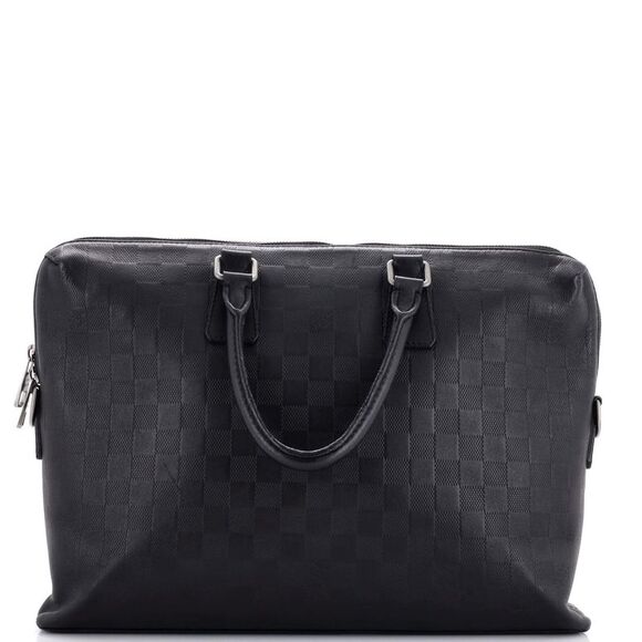 Louis Vuitton Handbags - Louis Vuitton Porte-Documents Jour Bag Damier Infini Leather Black